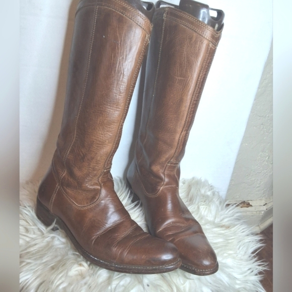 Frye Unisex Rider Pull On Boots W 9.5 M 7.5B - Picture 15 of 16